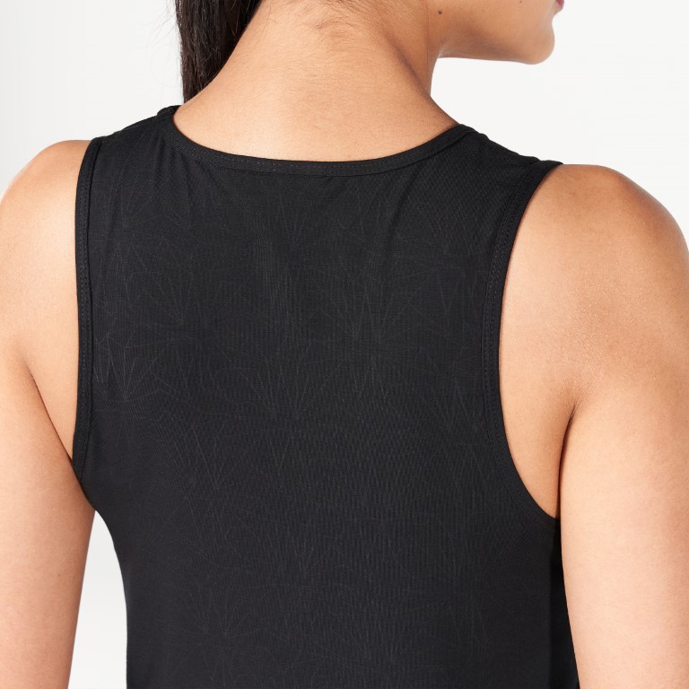 Breeze Camo Tank-Black